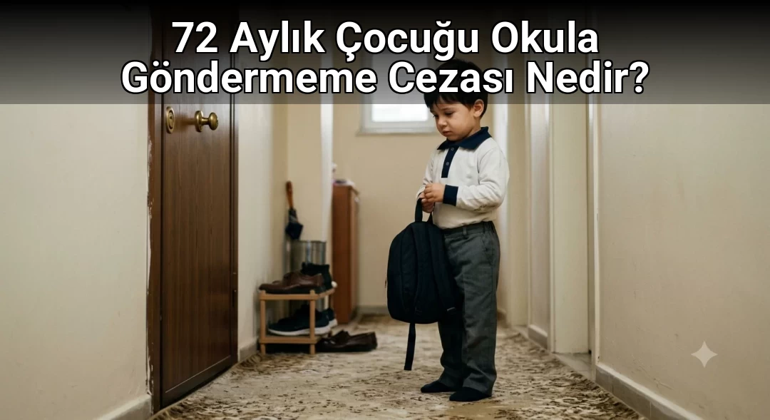 72 Aylık Çocuğu Okula Göndermeme Cezası Nedir? 